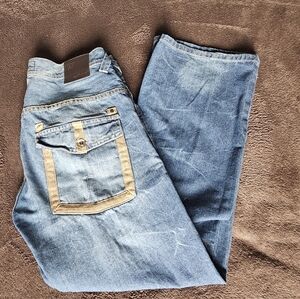 Exhaust Jeans ex jeans co Distressed Grunge Mens 32/30